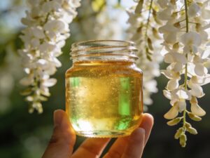 Mehr über den Artikel erfahren Akazienhonig (Robinia pseudoacacia)